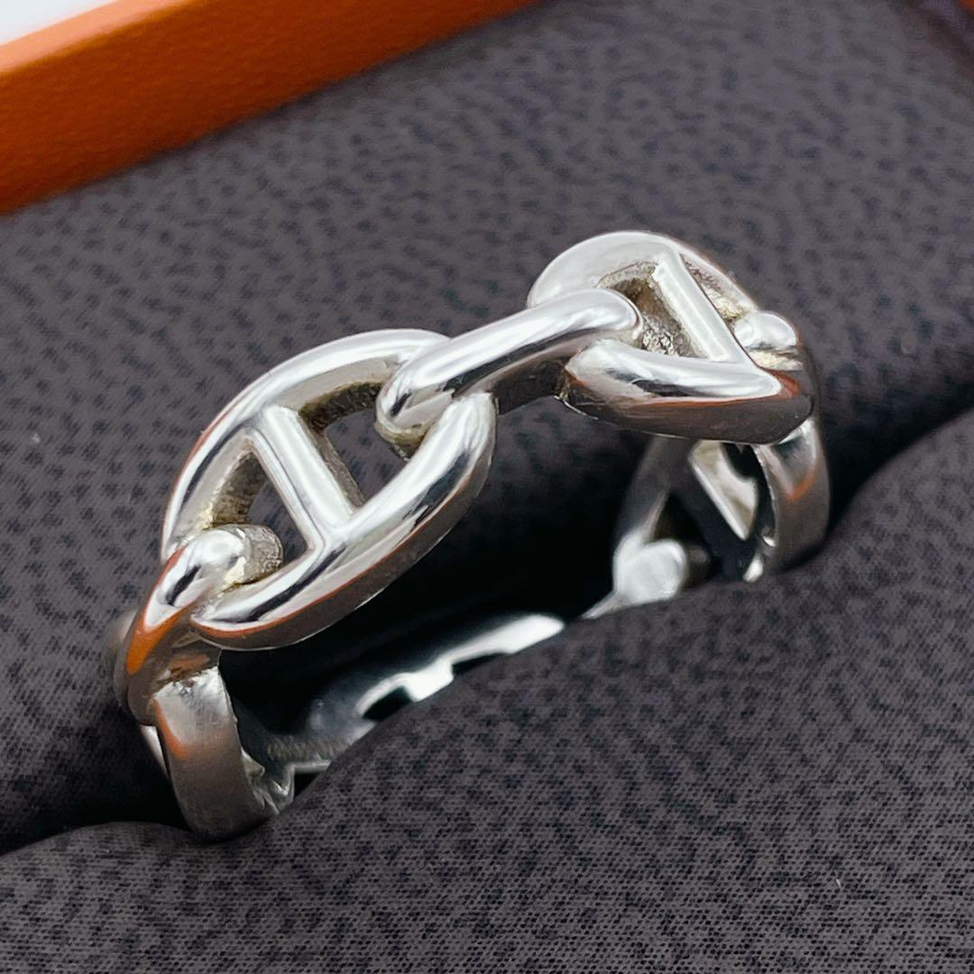 HERMES アンシェネ　リング　#58 シェーヌダンクル