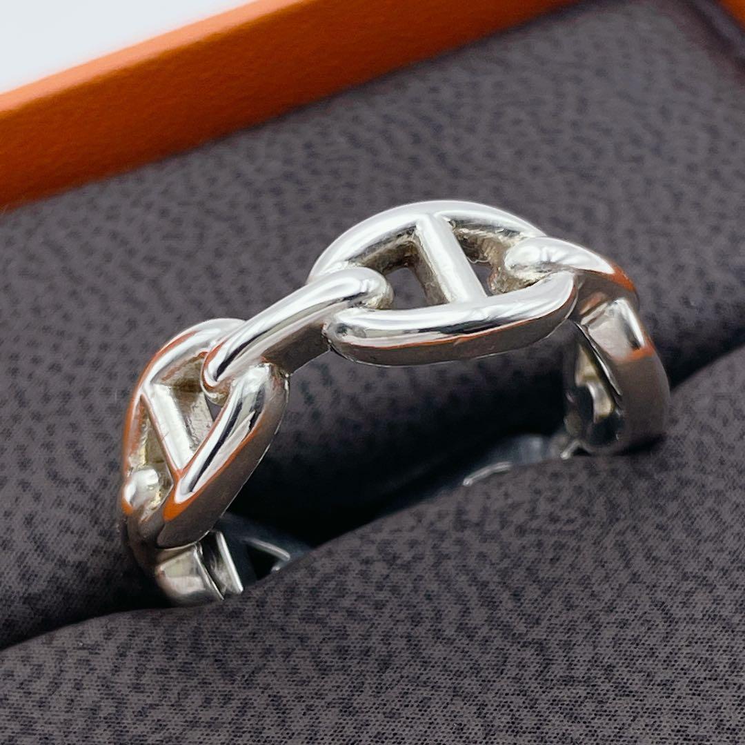 HERMES アンシェネ　リング　#58 シェーヌダンクル