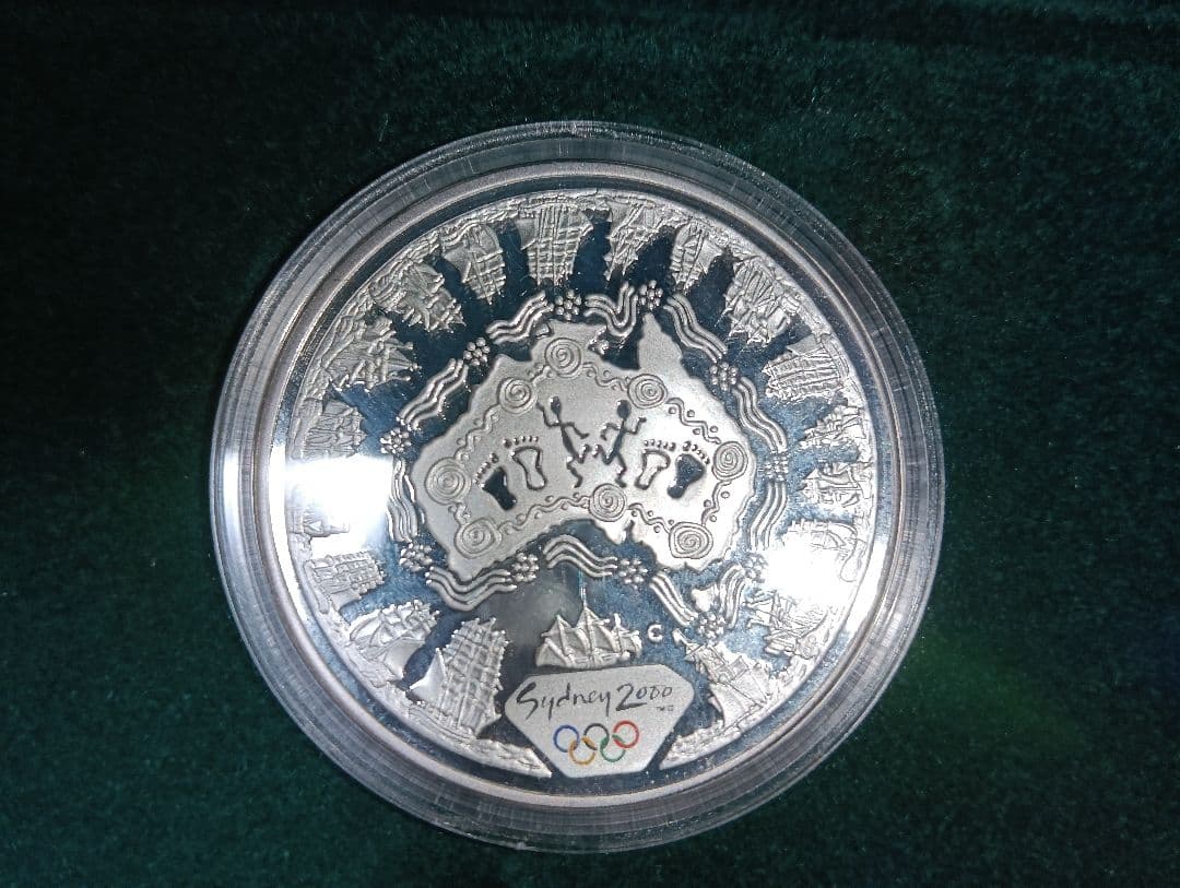 王立造幣局発行 オーストラリア シドニーオリンピック銀貨 純銀 総重量 221g
