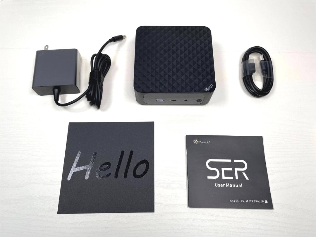 使用短めBeelink SER6 6900HX／Ryzen 9 6900HX