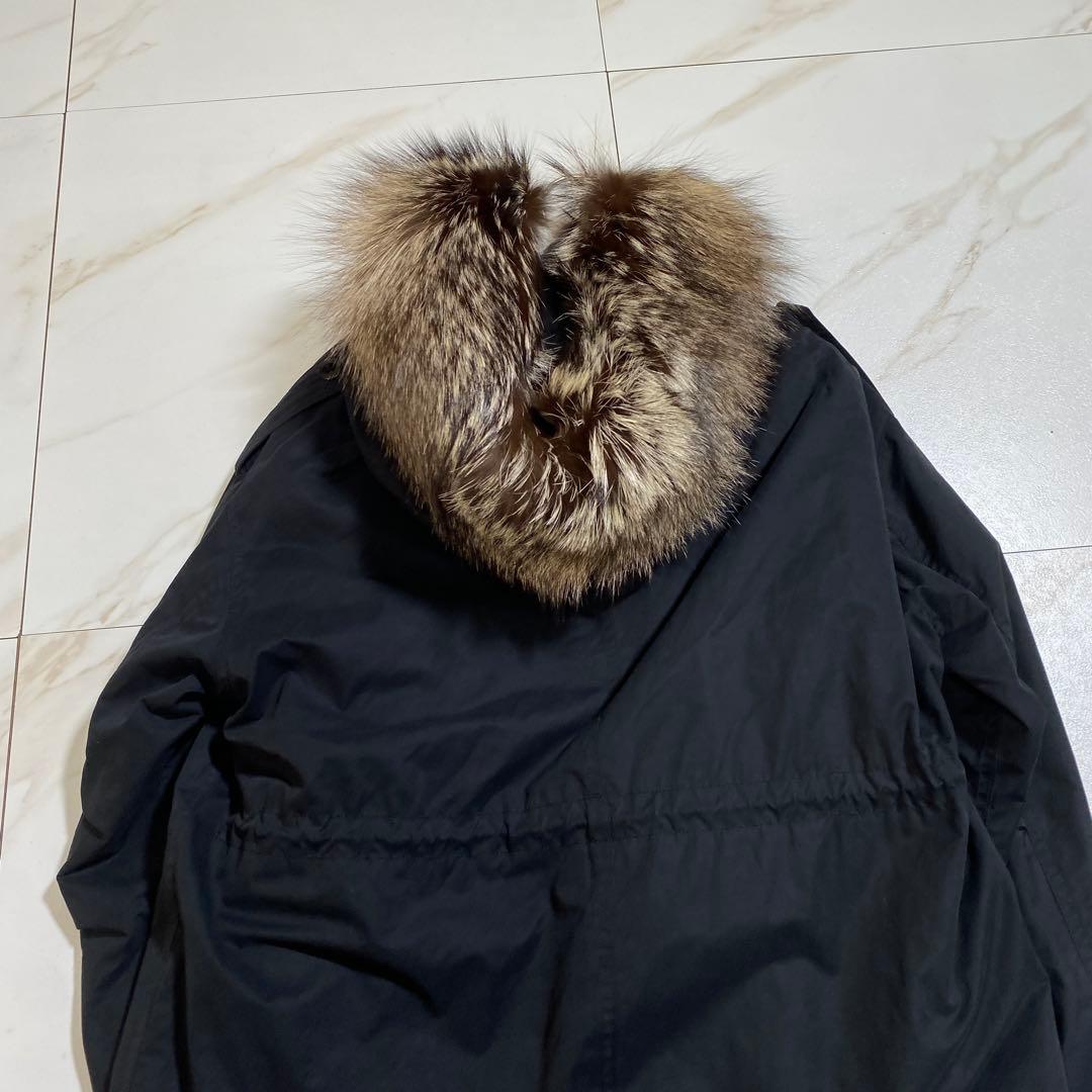 希少♡ジョンローレンスサリバン ラクーンファー ボアライナー モッズコート