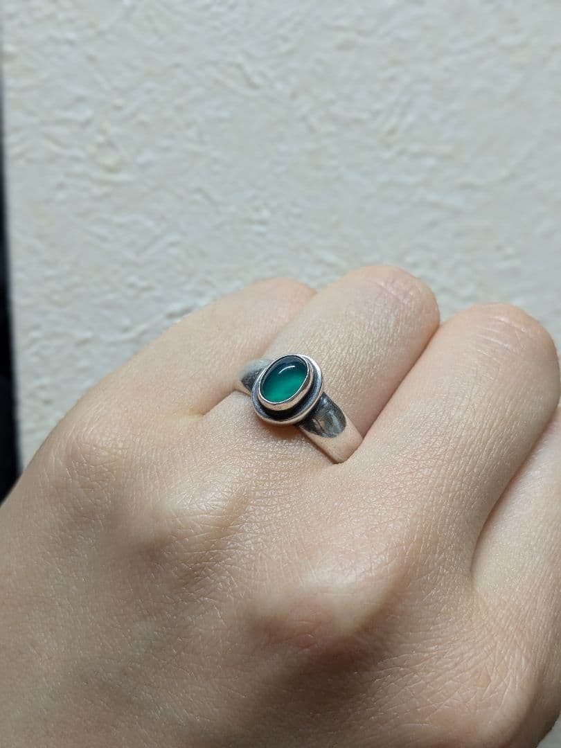  　ジョージ・ジェンセン　グリーンアゲート１７号