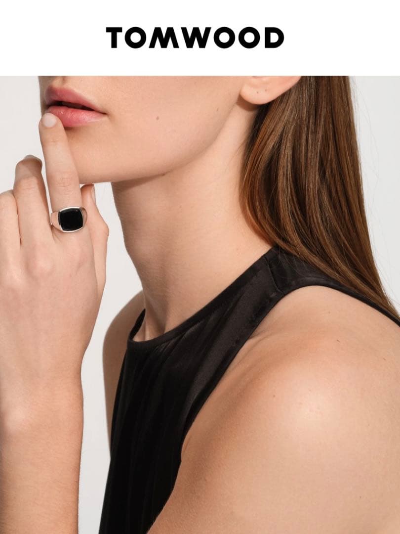 TOMWOOD Cushion Polished Black Onyx オニキス