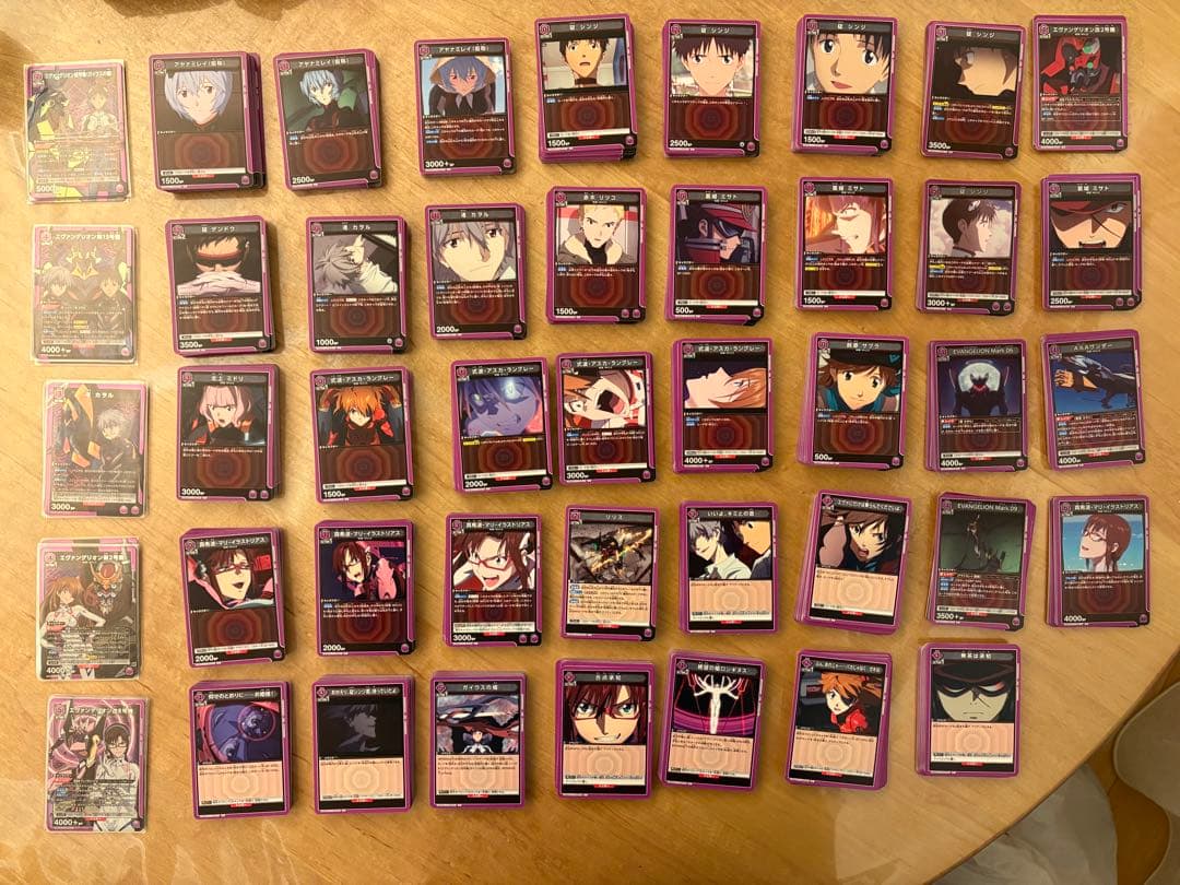 ユニアリ エヴァンゲリオン 紫 SR以下 4コンセット コンプリート