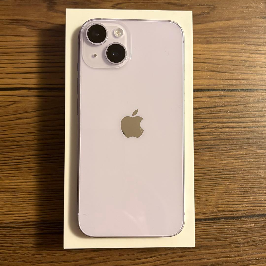 Apple iPhone 14 パープル 256GB 本体 充電ケーブル付
