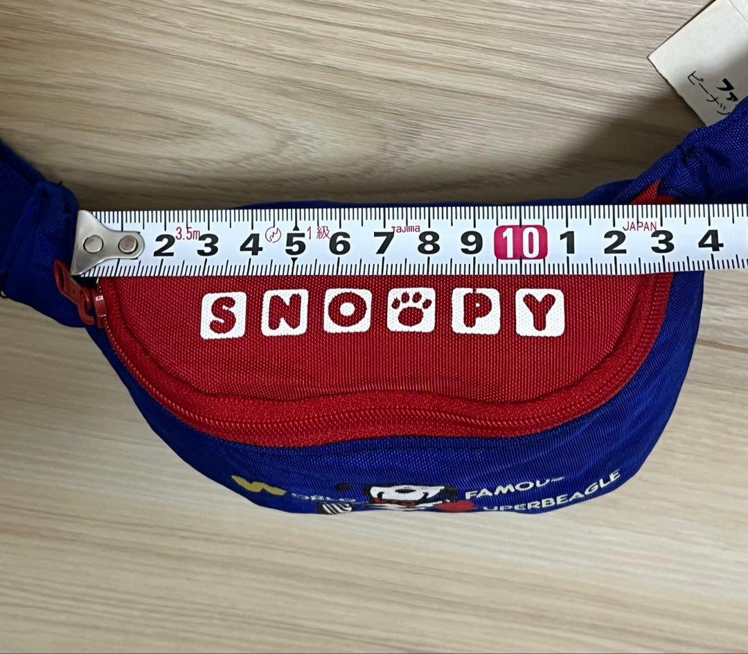 ファミリア　スヌーピー peanuts ミニウエストポーチ昭和レトロ　美品