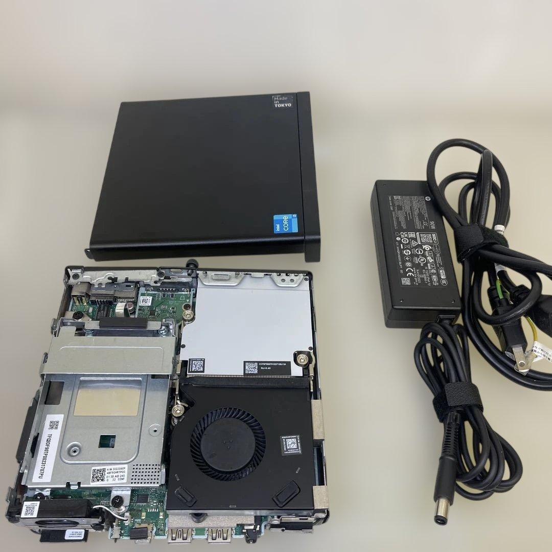 即納・すぐ使用可 HP ProMini i3 第12世代 SSD256GB搭載