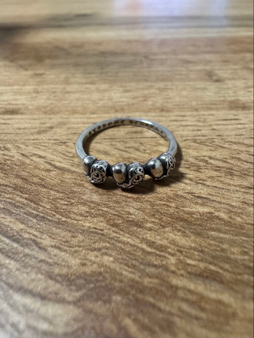 Chrome hearts クロムハーツ　バブルガム3ハートリング