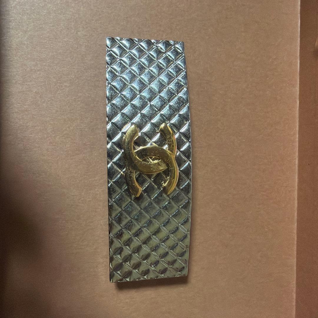 CHANEL バレッタ マトラッセ ヘアピン