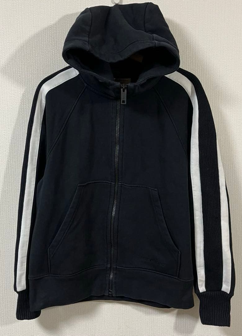 バーバリー　BURBERRY　ラインパーカー　Sサイズ　ブラック