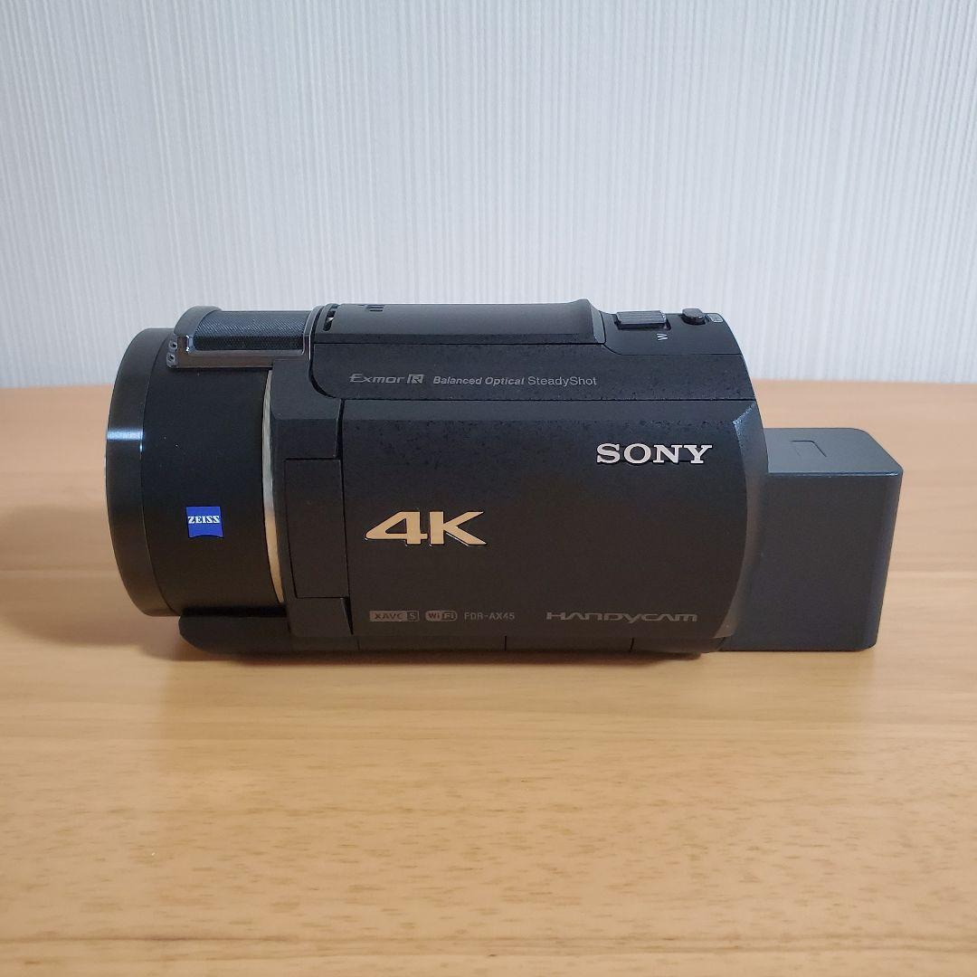 SONY FDR-AX45 4K ビデオカメラ Handycam レンズ セット