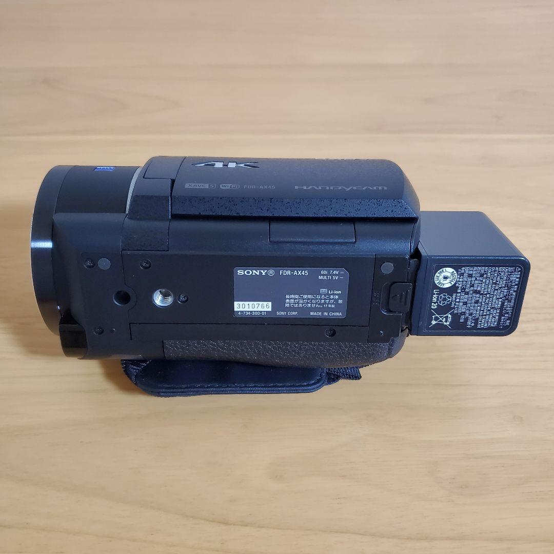 SONY FDR-AX45 4K ビデオカメラ Handycam レンズ セット