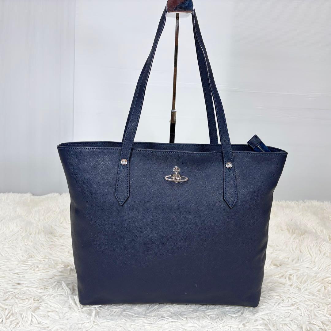 ヴィヴィアンウエストウッド レザー トートバッグビジネスバッグ レザー オーブ