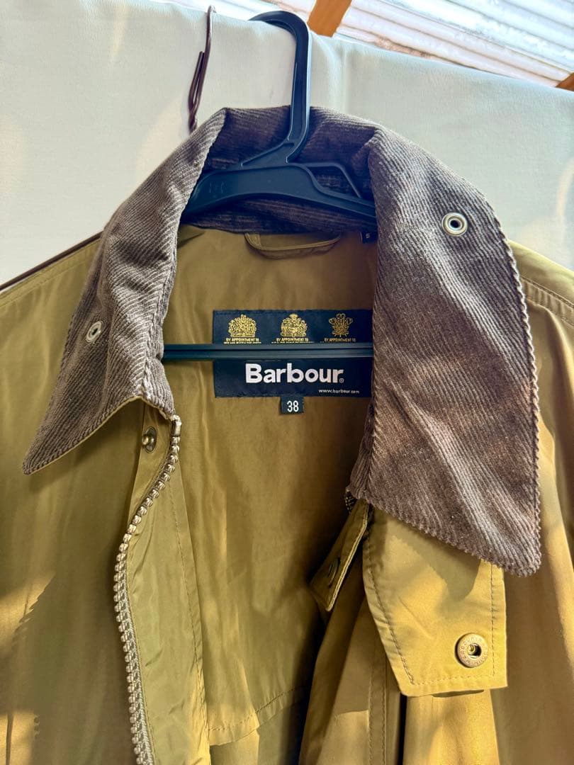 Barbour モッズコート サイズ38 オリーブ