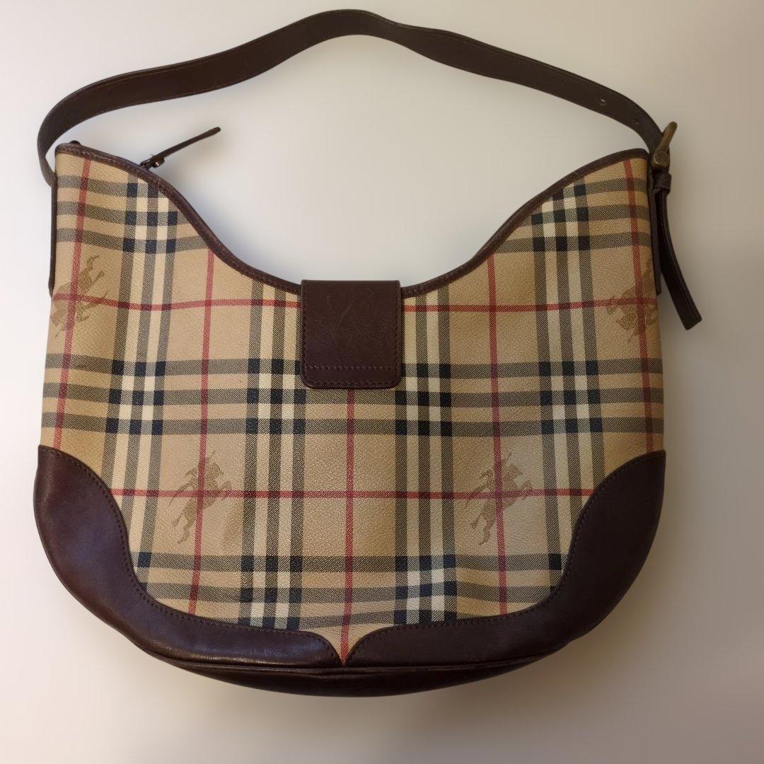 Burberry チェック柄 ショルダーバッグ