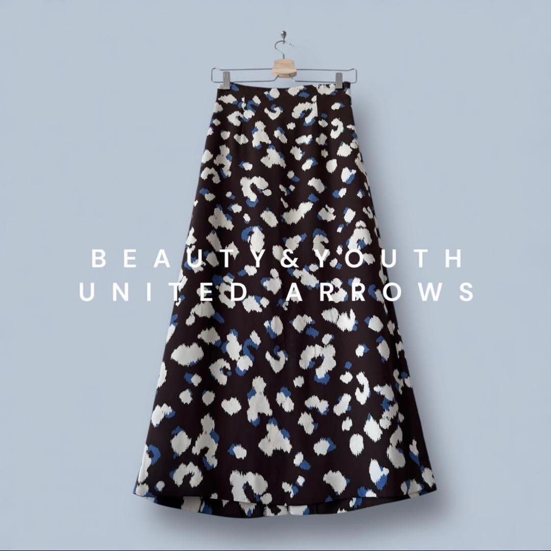 たまごジャーナルスタンダード　インドコットン　綿　フレアスカート　総柄