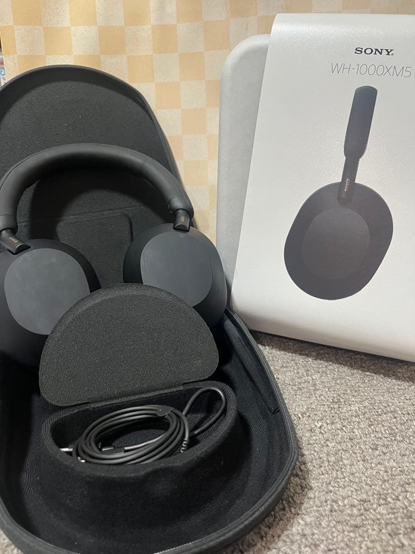 【美品】SONY WH-1000XM5 ワイヤレスヘッドホン
