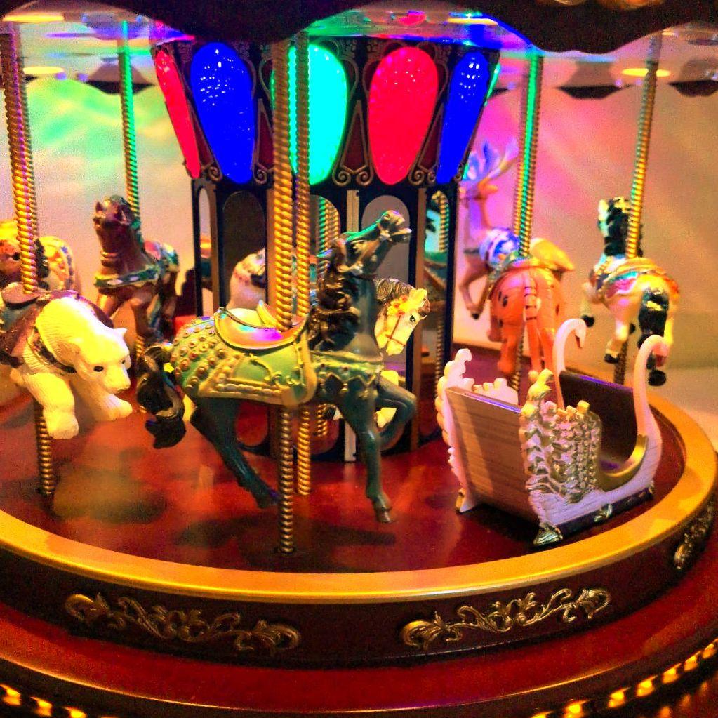 ミスタークリスマス カルーセル　メリーゴーランド　クリスマス　大型　オルゴール