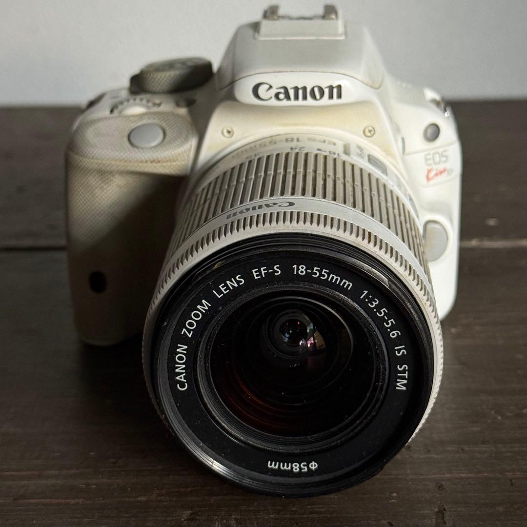 Canon EOS Kiss X7 ホワイト レンズ付き【B-70】