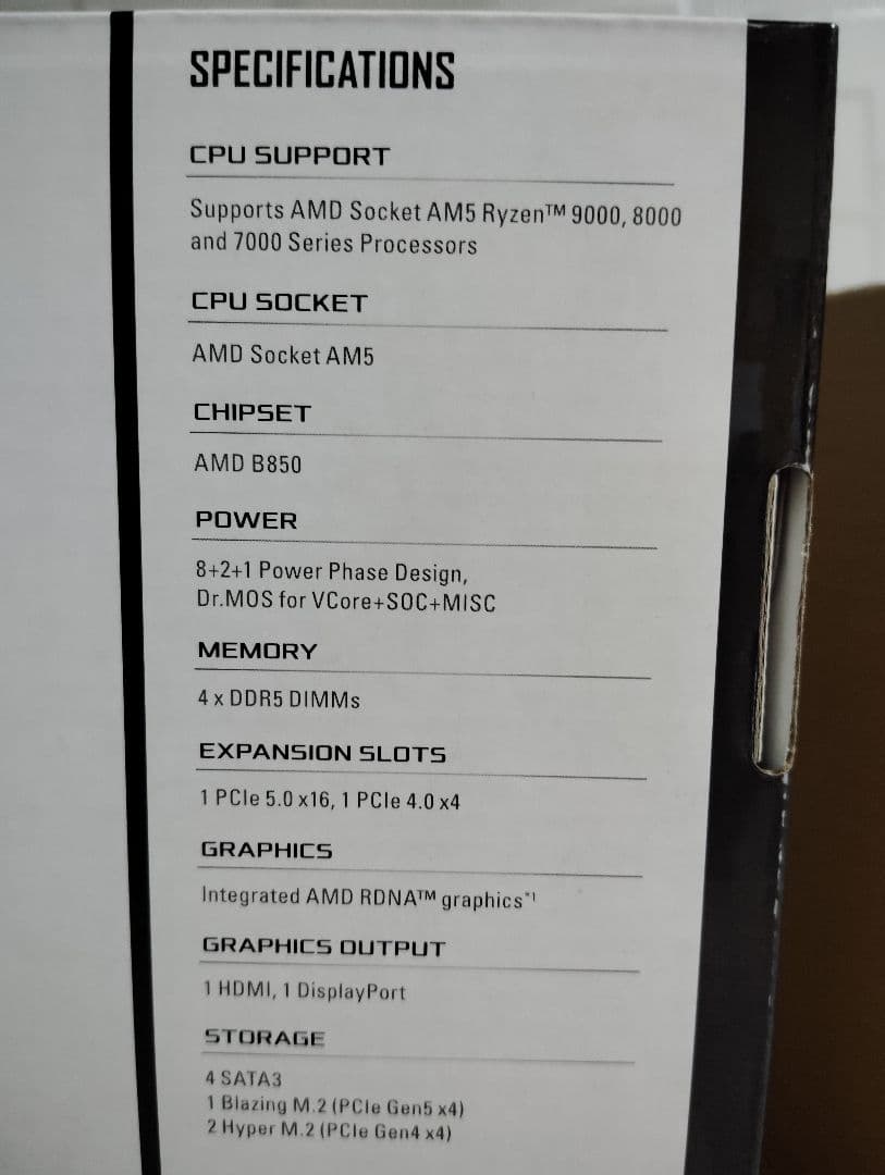 ASRock B850M Pro-A WiFi マザーボード 新品未開封品