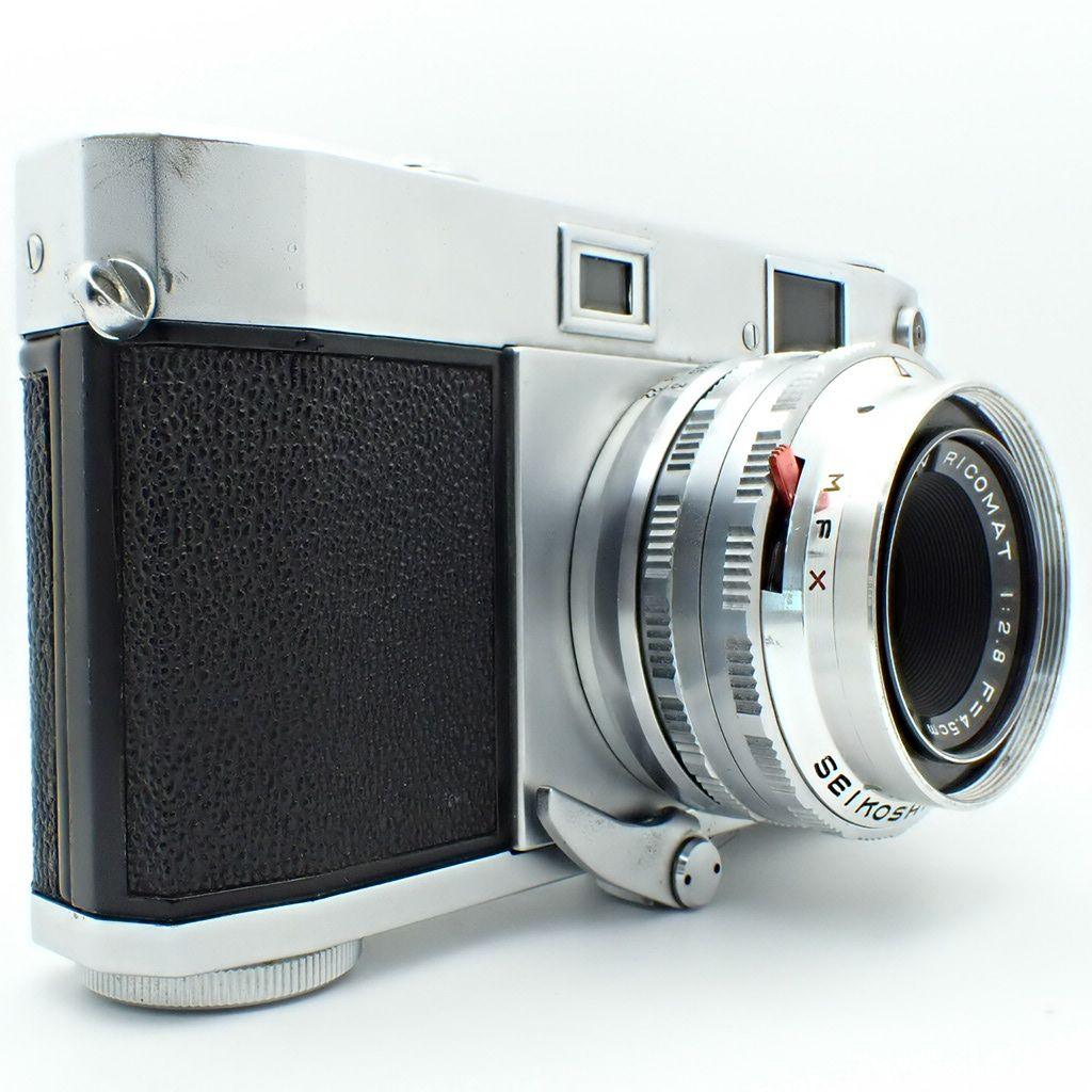 【動作確認済】RICOH 35 Deluxe 純正フード&キャップ付き