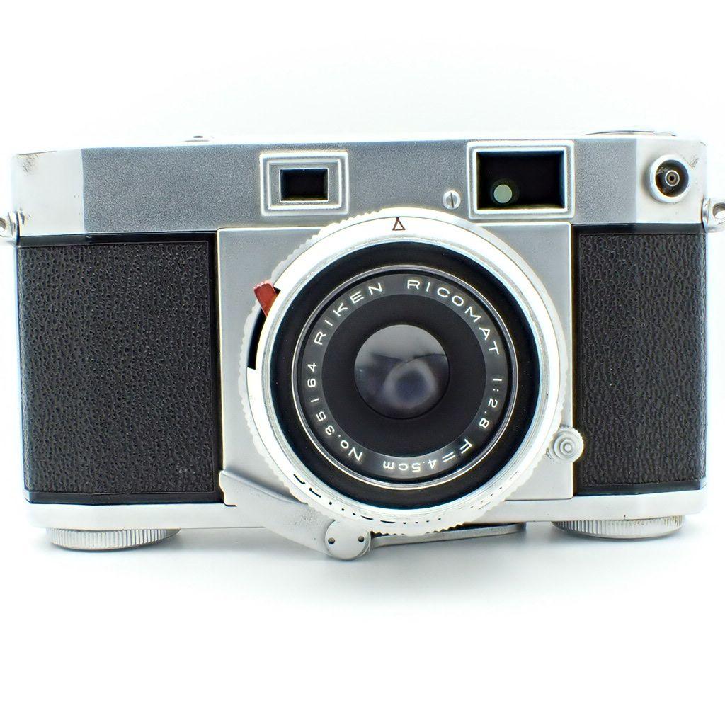 【動作確認済】RICOH 35 Deluxe 純正フード&キャップ付き