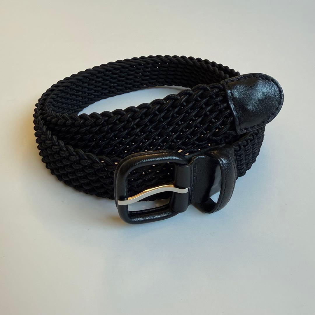 LAIGLON L’AIGLONレグロン 革巻きエラスティックメッシュベルト85