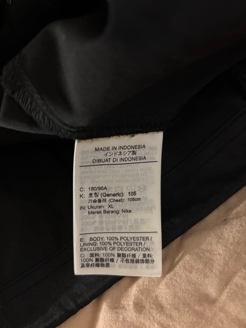 ジョーダンゴルフ　XL アノラック　ブラック