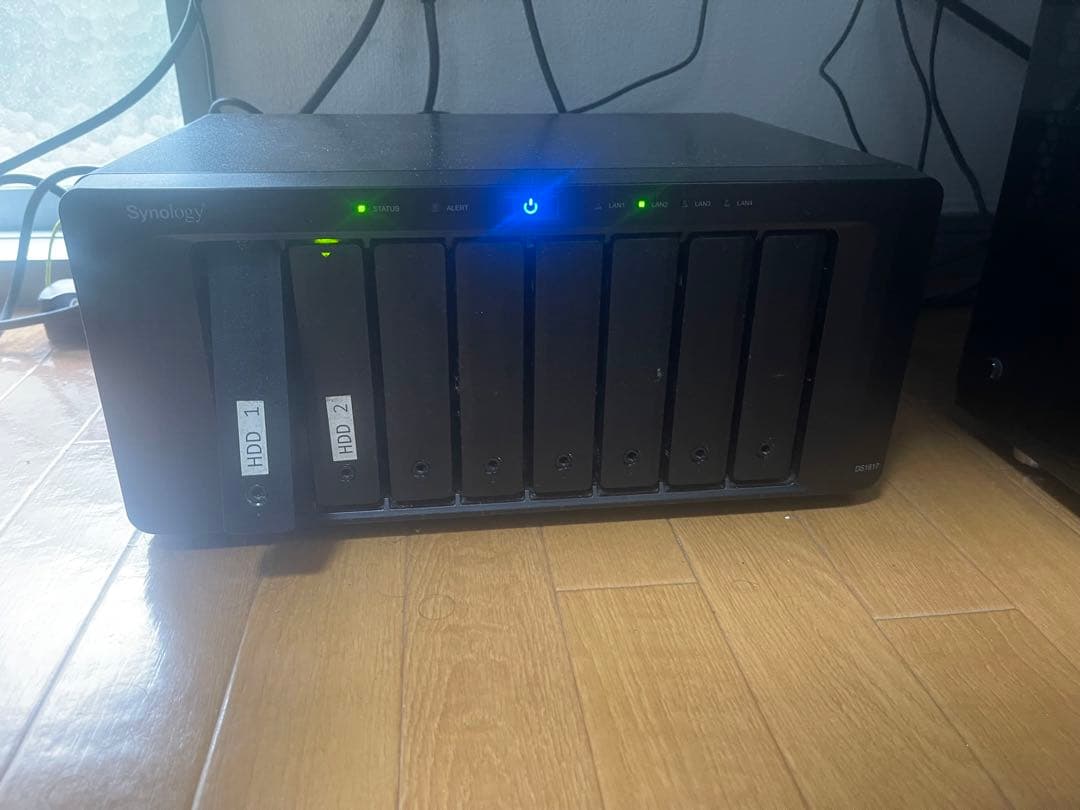 Synology DS1817 NAS 6TB x2 8ベイ