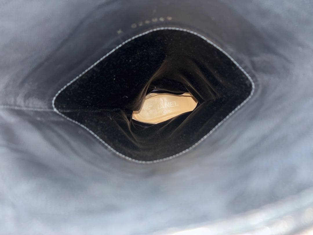 CHANEL ブラックレザー ロングブーツ36 正規品