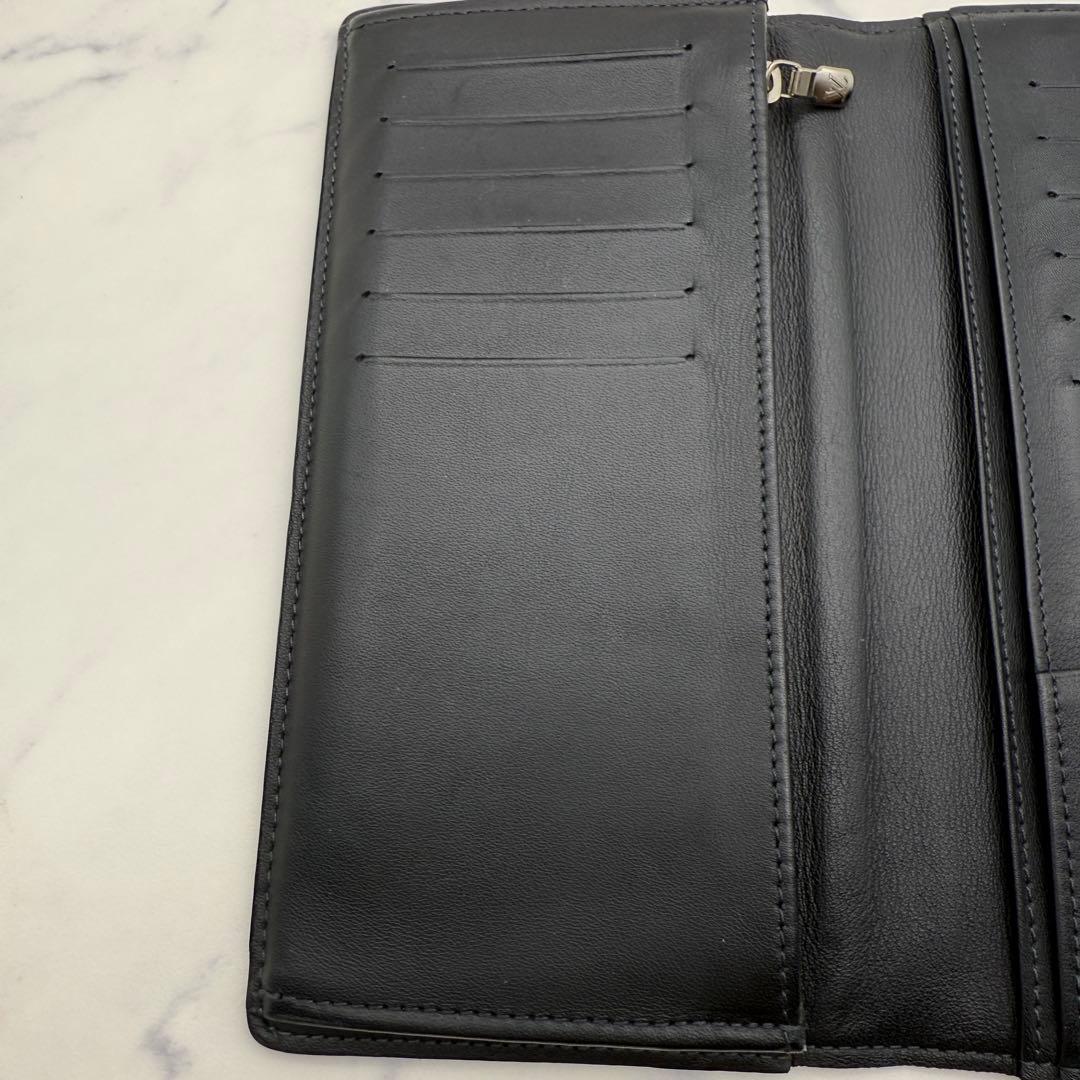 【ルイ ヴィトン】ダミエ ポルトフォイユ ブラザ 二つ折財布 長財布