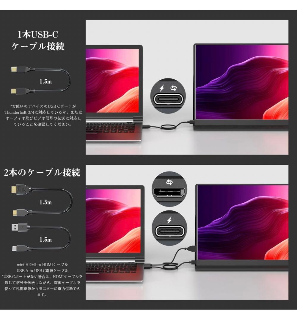 モバイルモニター　15.6インチ新品未使用