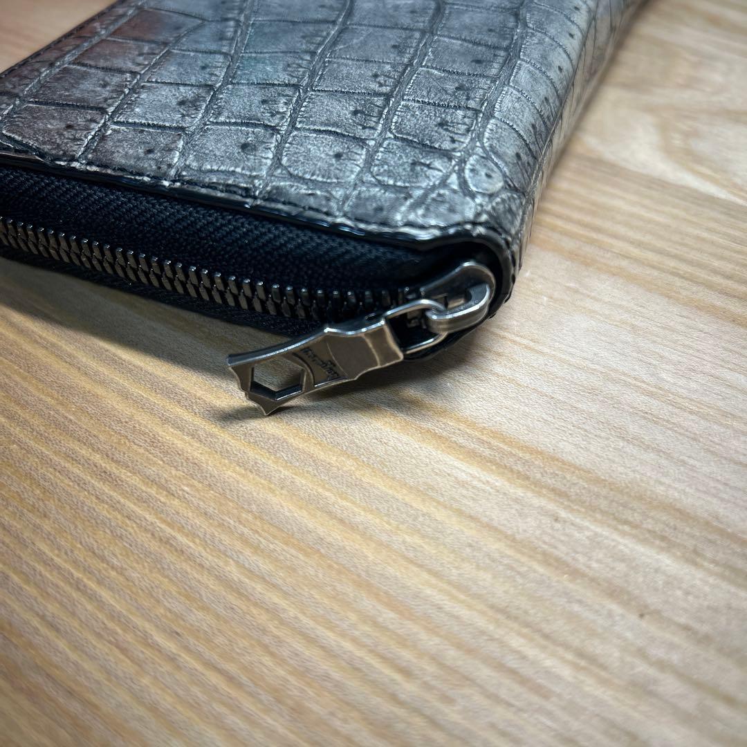 vermilion ヴァーミリオン阿波松煙墨染ウォレット　長財布