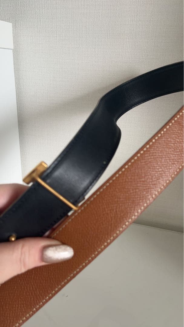 初売り　３日まで割引　HERMES コンスタンスH リバーシブル　ゴールド