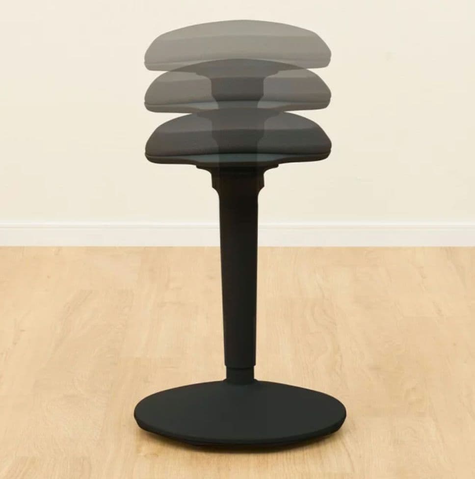 ニトリ スタンディングバランスチェア(OC301) 黒 勉強椅子 勉強机 集中力