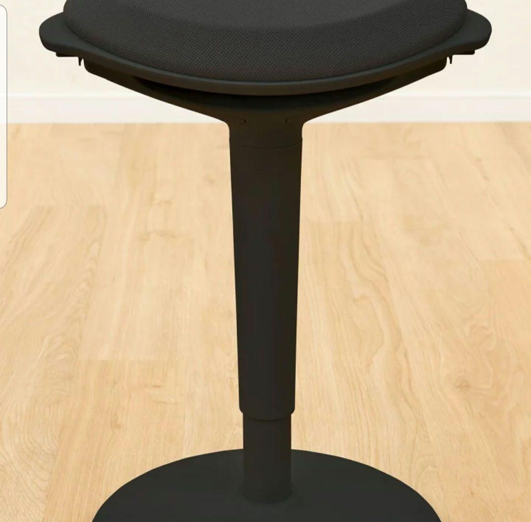 ニトリ スタンディングバランスチェア(OC301) 黒 勉強椅子 勉強机 集中力