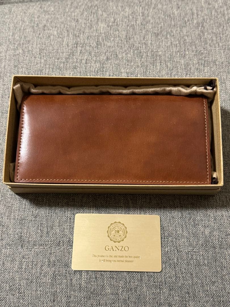 SHELL CORDOVAN 2 シェルコードバン2ファスナー小銭入れ付き長財布