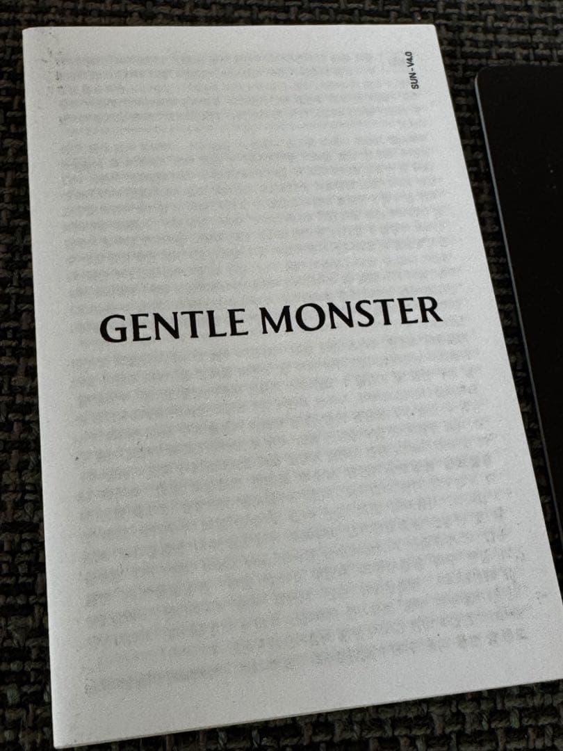 GENTLE MONSTER ブラックサングラス