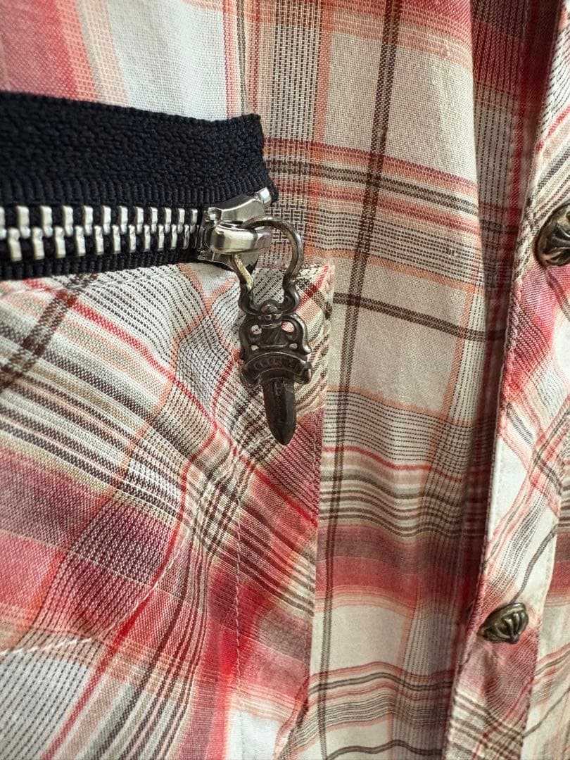 SATORUページ 超希少 クロムハーツ クロスパッチ ワイシャツ