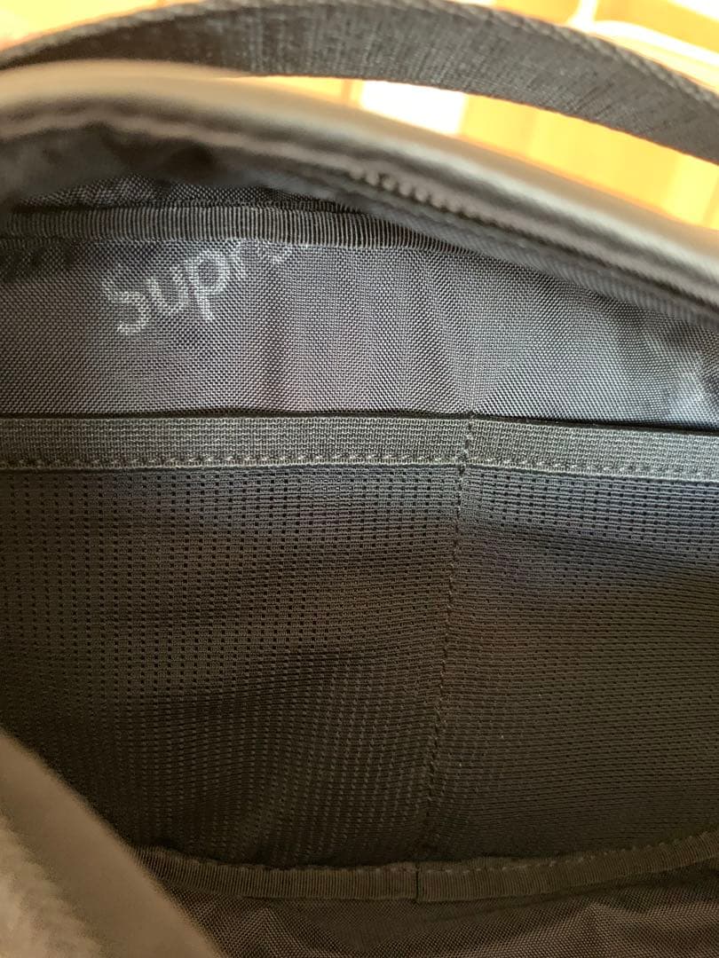 バッグ Supreme Leather Waist Bag \"Black\"
