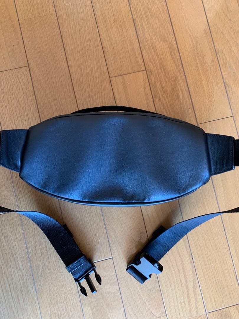 バッグ Supreme Leather Waist Bag \"Black\"