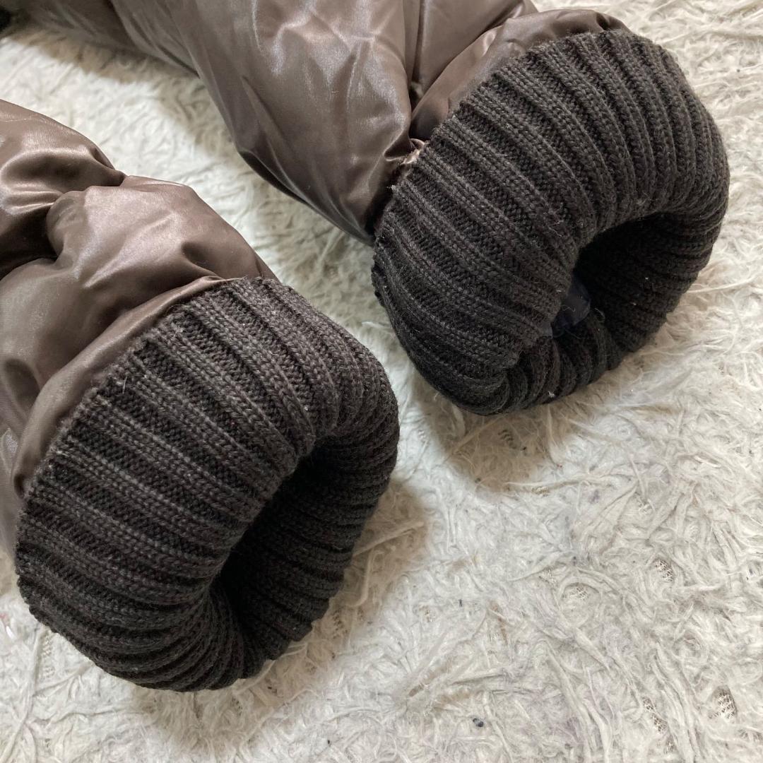 17201✨デュベティカ 42 L デネブ ラクーンファー ダウンコート 茶