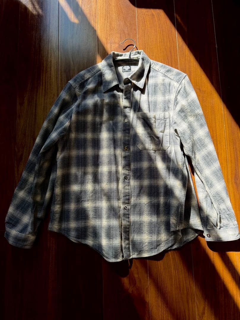超美品 オンブレ TSY ORIGINAL OMBRE CHECK SHIRTS