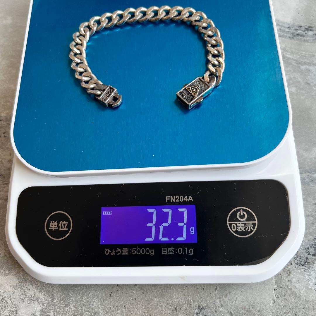 VINTAGE ヴィンテージ 喜平チェーン ブレスレット 真実の目 バックル