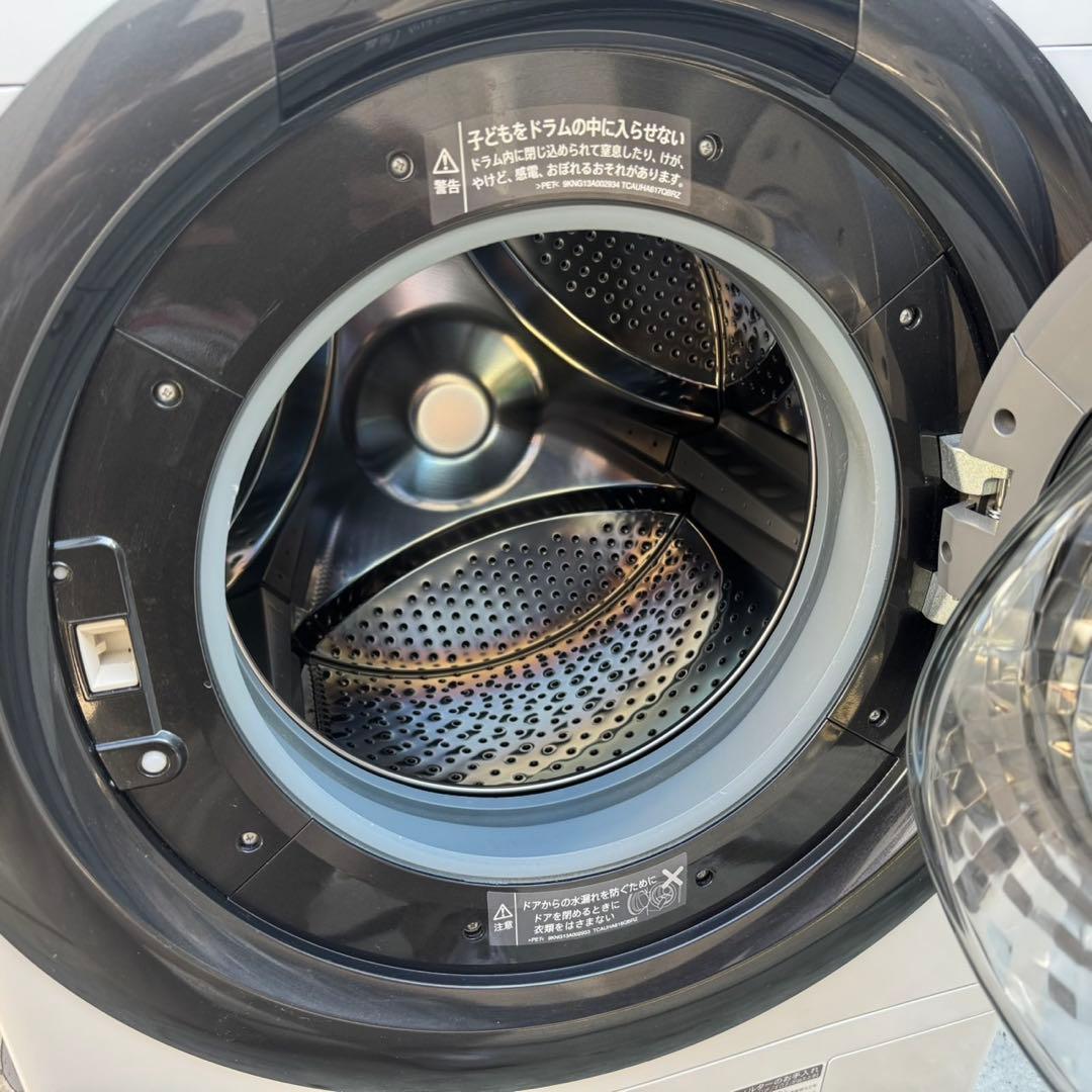 02★2022年製美品★シャープ　ドラム式洗濯機　7KG 熱乾燥　一人暮らし