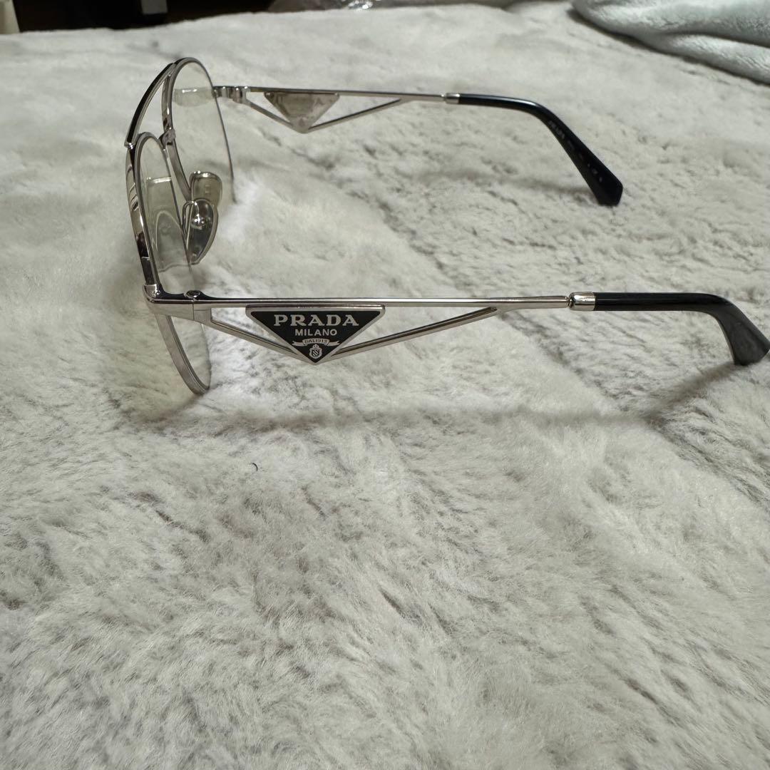 PRADA アビエーターサングラス シルバー