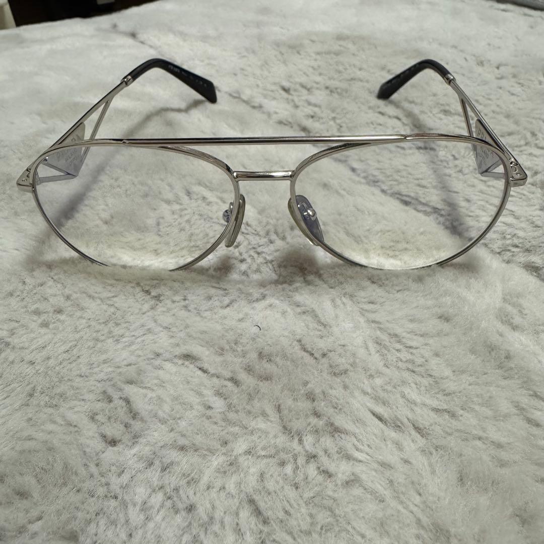 PRADA アビエーターサングラス シルバー