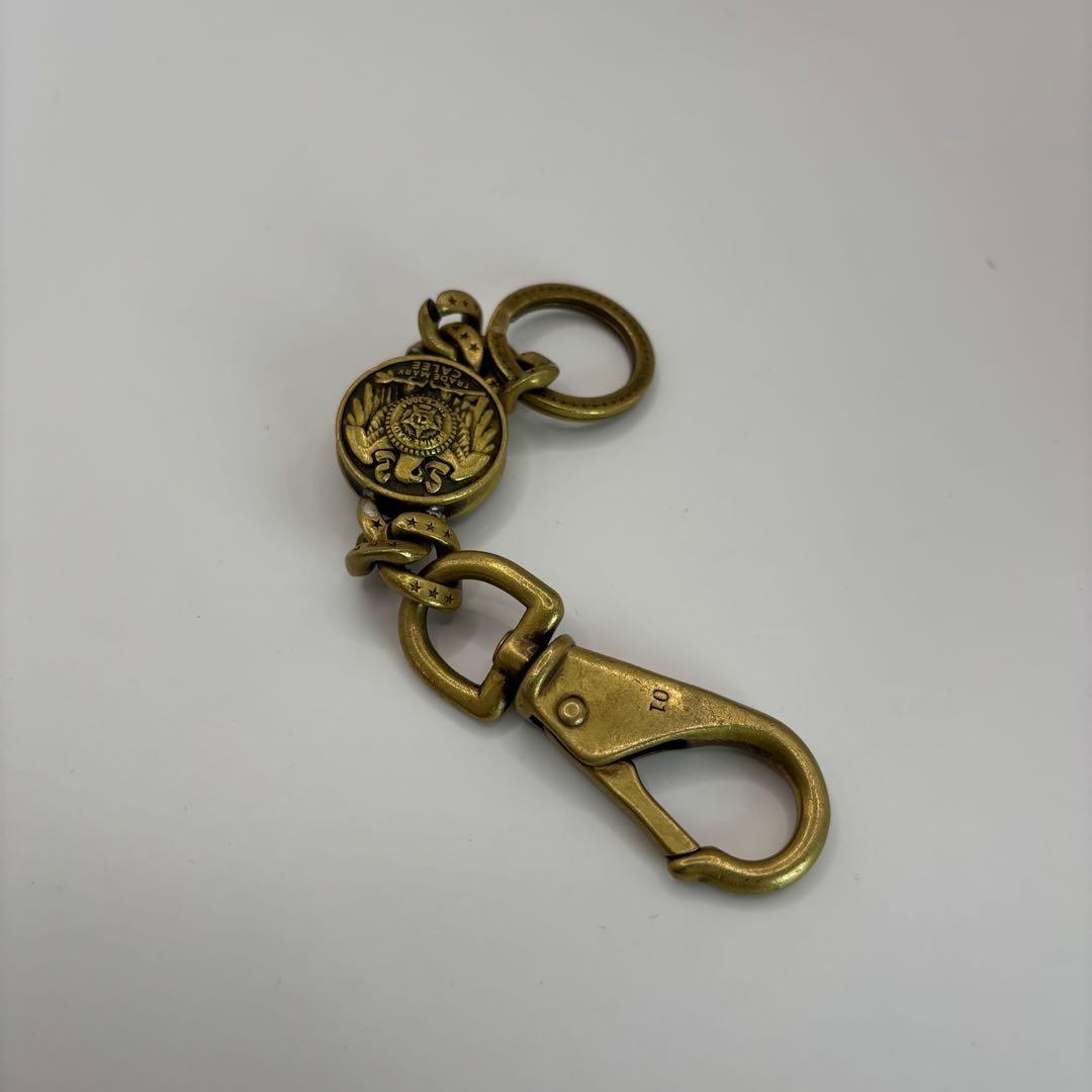 CALEE キーリング　concho key ring brass ゴールド