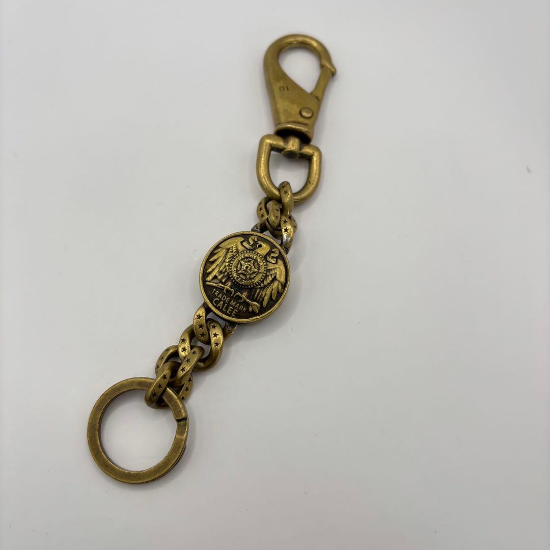 CALEE キーリング　concho key ring brass ゴールド