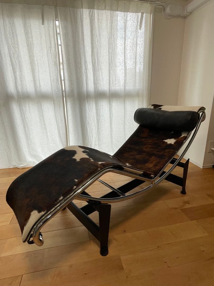 ル・コルビュジエ LC4 シェーズロング ラウンジチェア ポニー柄 ハラコ